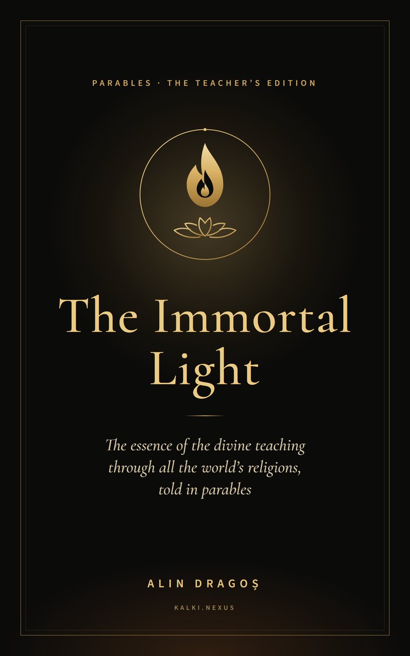 Cover of the book “The Immortal Light”, by Alin Dragoș